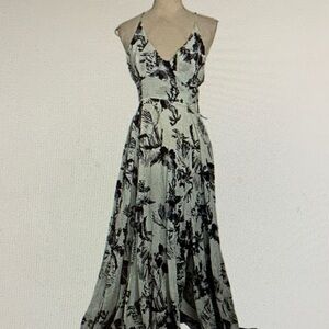 Free People Black Floral Maxi Dress